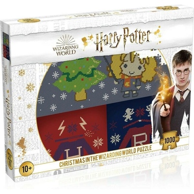 Winning Moves Пъзел, Winning Moves, Хари Потър и Коледата в омагьосания свят, 1000 части