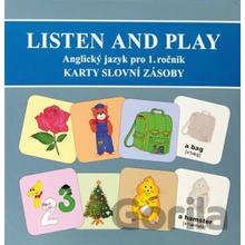 Listen and play - WITH TEDDY BEARS! - Sada karet s obrázky slovní zásoby