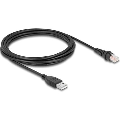 Delock 90612 z rozhraní RJ50 na USB 2.0 Typu-A ke čtečce čárových kódů, 3m
