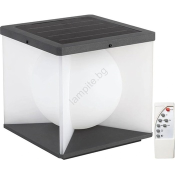 V-TAC Led соларен стенен фенер 8w, 3, 7v, ip65, 3000k (vt1718)