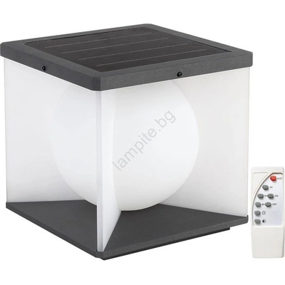 V-TAC Led соларен стенен фенер 8w, 3, 7v, ip65, 3000k (vt1718)