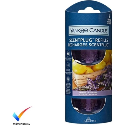 Yankee Candle LEMON LAVENDER náhradní náplň pro vůni do elektrické zásuvky 2 ks 18,5 ml