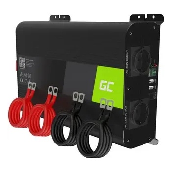 Image 1 of Green Cell Инвертор green cell, 12/220v, dc/ac, 2000w/4000w, Чиста синусоида (gc-inv-12v-2000w-invgc11)