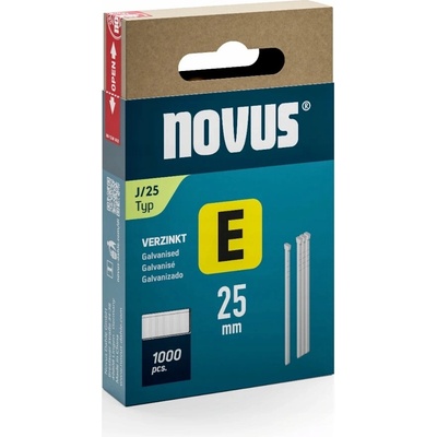 žiadna značka Kolárske klince (štyfty) typ E J/ 2x25mm 1000 ks Novus
