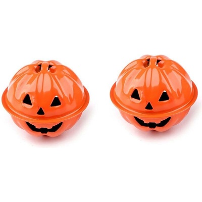 Stoklasa Rolnička dýně halloween Ø30, 40 mm Balení: 2 ks, Varianta: 1 (Ø30 mm) oranžová 1 (Ø30 mm) oranžová