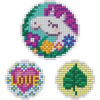 Collection D'Art Collection D`art - Комплект диамантени стикери - Фигурки с частична диамантена мозайка - Еднорог (DCS002)