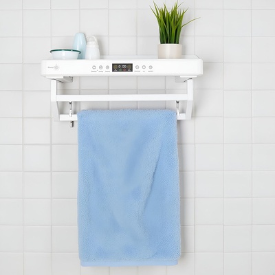 Сушилник за кърпи с стерилизация UV, баня или кухня, стенен монтаж, 60 cm, 450W, ElectricSun PREMIUM бял - ElectricSun Сушилник за кърпи с стерилизация UV, баня или кухня, стенен монтаж, 60 cm, 450W, ElectricSun PREMIUM бял