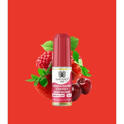 Bar Juice 5000 Salt Strawberry Cherry Raspberry 10 ml 10 mg