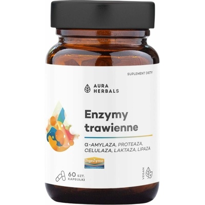 Aura Herbals Digestive Enzymes 150 mg DigeZyme® 60 kapsúl