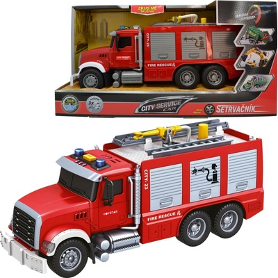 Sparkys CITY SERVICE CAR - 1:14 - Hasičský vůz (se zvukem, světly, stříkací vodou a dalšími funkcemi)