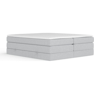 Maison de Reve Светлосиво боксспринг легло 180x200 cm с място за съхранение/без табла Juniper - Maison de Rêve (JUNIPER180_MDR_P0_RVA735_M15_RVA735_T14_L1)