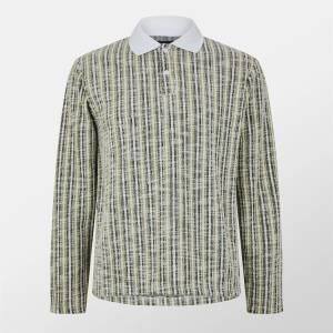 JACK & JONES Блуза с яка Jack and Jones Men's Long-Sleeve Polo Shirt - Antique White