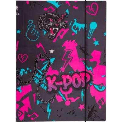 K-POP Desky s gumou A4 Dark