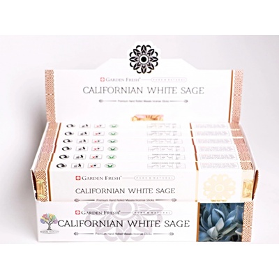 Garden Fresh indické vonné tyčinky Californian White sage 15 g