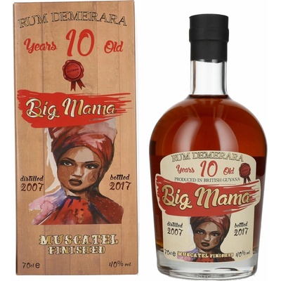 BIG MAMA MUSCATEL FINISH 10y 40% 0,7 l (kartón)