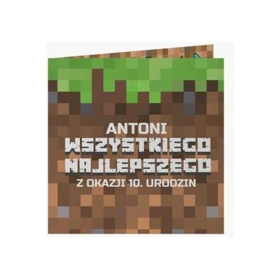 Fotopřání Pro něj: Pixely, 14x14 cm - 337723