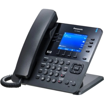 Image 1 of Panasonic Стационарен телефон Panasonic KX-TPA68CEB, 3.5" LCD дисплей, бутон за повторно набиране, високоговорител, черен (KX-TPA68CEB)