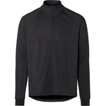 Vaude Мъжка фланелка с дълъг ръкав за колоездене Vaude Qimsa Halfzip L/S Shirt Cycling jersey - Black (056-3818-0213)