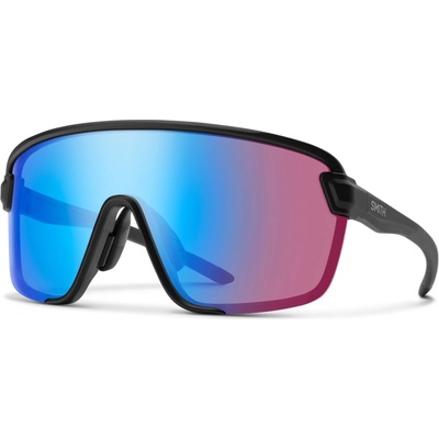 Smith Optics Очила за колоездене Smith Bobcat ChromaPop Mirror S1 Cycling glasses - ChromaPop Low Light Rose Blue Mirror / Matte Black - размер One Size (205-7309-0111)