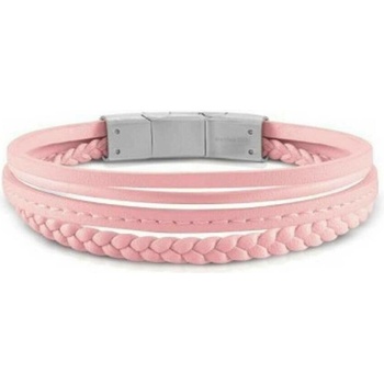 Guess pánský růžový náramek JUMB01345JWSTPI T/U