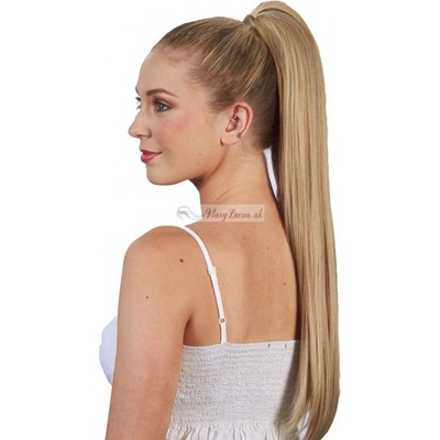 Clip-in cop 60 cm kanekalon prírodná blond