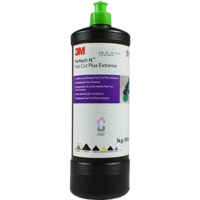 Brusná pasta 3M 51815 Fast Cut Plus Extreme, zelená, 1 kg, na zaleštění povrchu broušeného brusivem Trizact