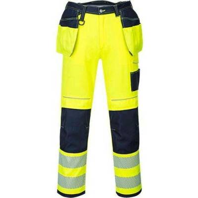 Portwest PW3 Holster Hi-Vis kalhoty modré/žluté