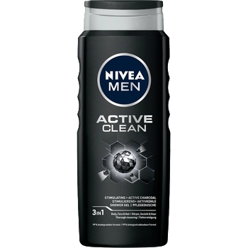 Nivea MEN Душ-гел Active Clean Душ гел мъжки 500ml