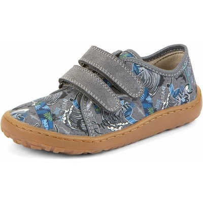Froddo detské plátené barefoot tenisky G1700440-8 canvas grey +