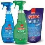 SANO Препарат за почистване на стъкла Sano Clear Blue, Спрей, 1 л (S774-98)