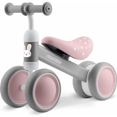 Ricokids Tříkolové balanční kolo pro děti, růžové