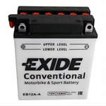 Exide Conventional 12Ah 165A left+ YB12A-A