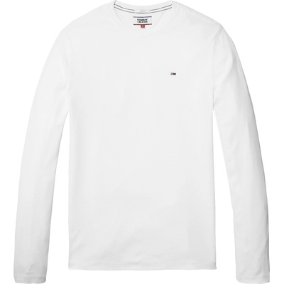 Tommy Jeans Тениска Tommy Jeans Tommy Original Long Sleeve T Shirt - White
