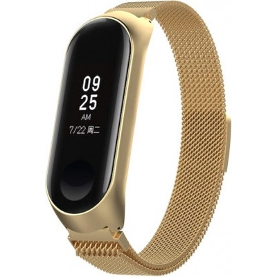 BStrap Milanese Large remienok na Xiaomi Mi Band 3/4, gold SXI005C02