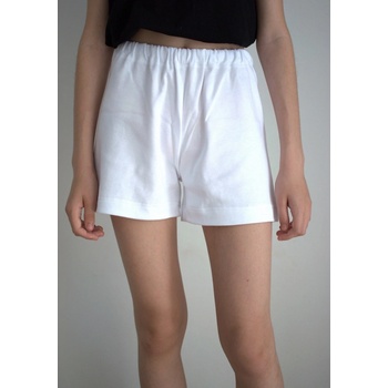 Pyžamové kraťasy biela