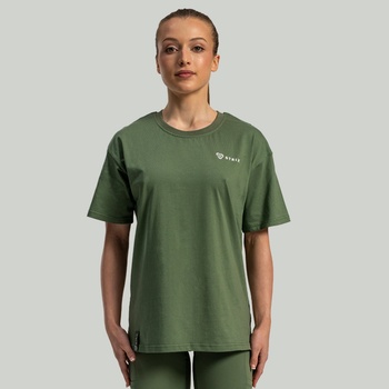 GymBeam STRIX Дамска тениска Lunar Oversized Cedar Green S