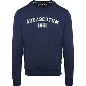 Aquascutum Блуза Aquascutum Mens Round Neck Crew Sweatshirt - Navy - sportihobi - 78,21 лв
