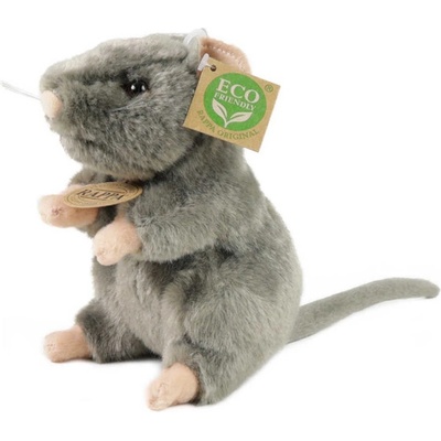 Eco-Friendly myš sedící 16 cm