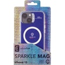 Pouzdra a kryty na mobilní telefony Apple Cellularline Sparkle Mag s podporou Magsafe Apple iPhone 15 Pro čiré
