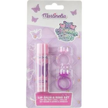 Aquarius Cosmetic КОМПЛЕКТ MARTINELIA Shimmer Wings Lip Balm&Rings Set Комплект детски