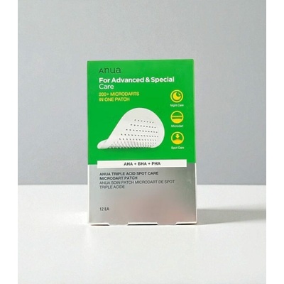 Anua Triple Acid Spot Care Microdart Patch Náplasti na akné s mikrojehličkami 12 ks
