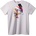 NOONEBRAND Тениска Коледна Буква P - 2XL, White