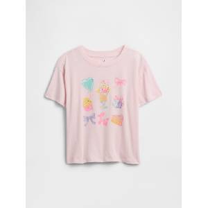 GAP Детска oversize тениска GAP GAP | Rozov | Момичешки | XS