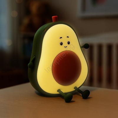 MILAGRO LED димируема презареждаема детска нощна лампа AVOCADO LED/1W/5V 1200 mAh (MI2728)