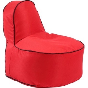 PUFRELAX Пуф, стол, 200л. , OK Junior, Panama Red, Водоустойчив, Перящ се калъф, Пълнеж от Полистиролни перли, принт, 8478 (PUF-G-OKJ-PEX-RED) - topmall