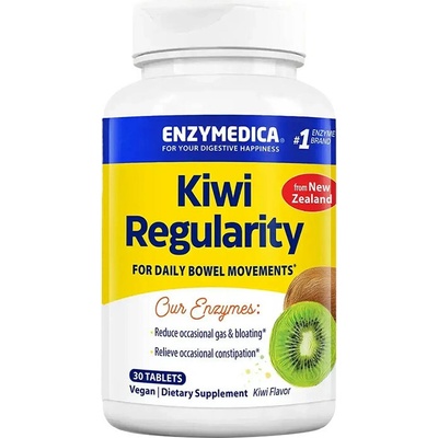 Enzymedica Kiwi Regularity 30 žvýkacích tablet