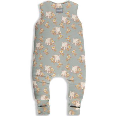 Sleepee spací pytel s nohavicemi Vintage Animals Sky Blue Cream