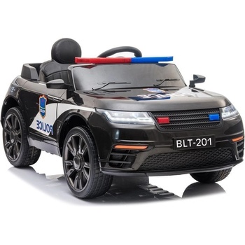Lean Toys elektrické policajné autíčko L7632 čierna