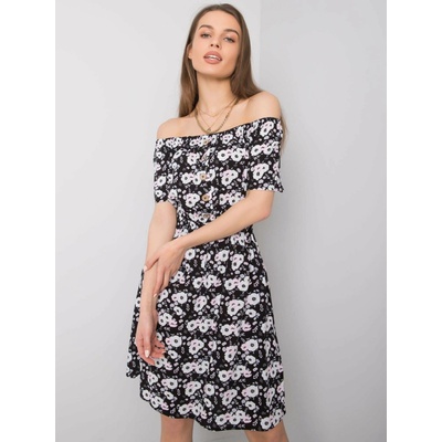 Sublevel Dress D73771M30244B-black-white šedá