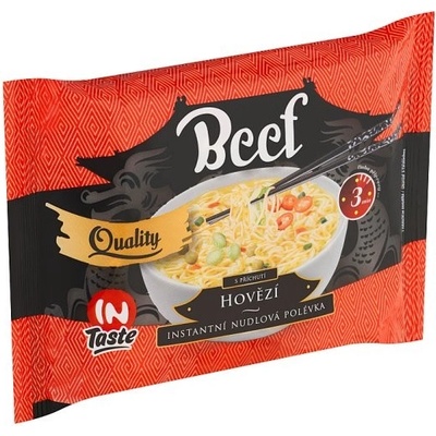 InTaste Instantní nudlová polévka s příchutí hovězí 65 g